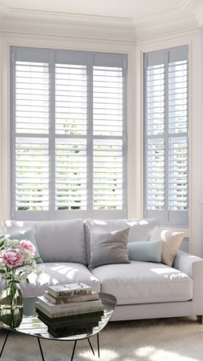made to measure plantantion shutters in a home