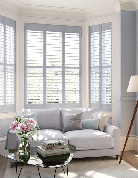 made to measure plantantion shutters in a home