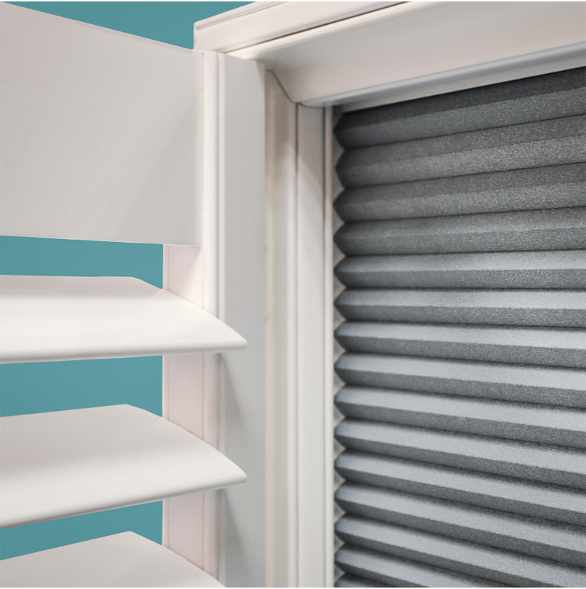 Black out shutter blinds